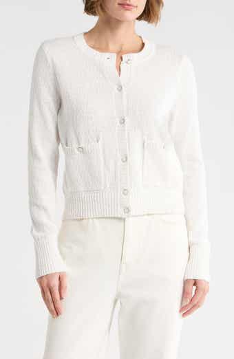 DKNY Jeans Button Front Cotton Cardigan