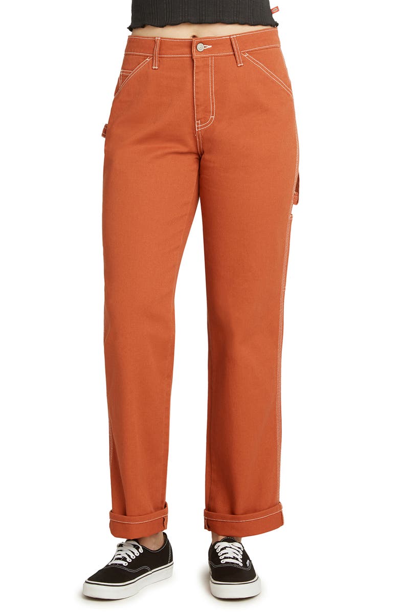 Dickies Relaxed Fit Carpenter Pants, Main, color, Auburn