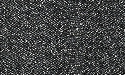 Isabel Marant Étoile Benedicte Long Sleeve Metallic Knit Minidress In Silver