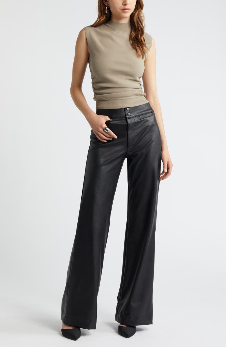 Open Edit Ruched Cap Sleeve Sweater, Alternate, color, Grey Chia