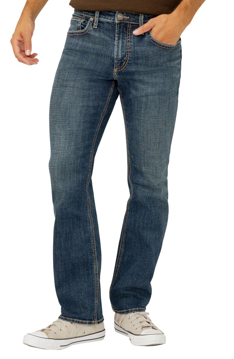 Silver Jeans Co. Jace Slim Bootcut Jeans, Main, color, Castillo