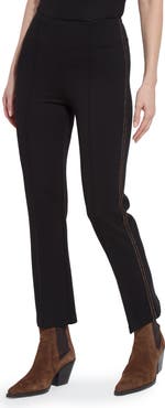 Lysse Crystal Embellished Ankle Flare Pants