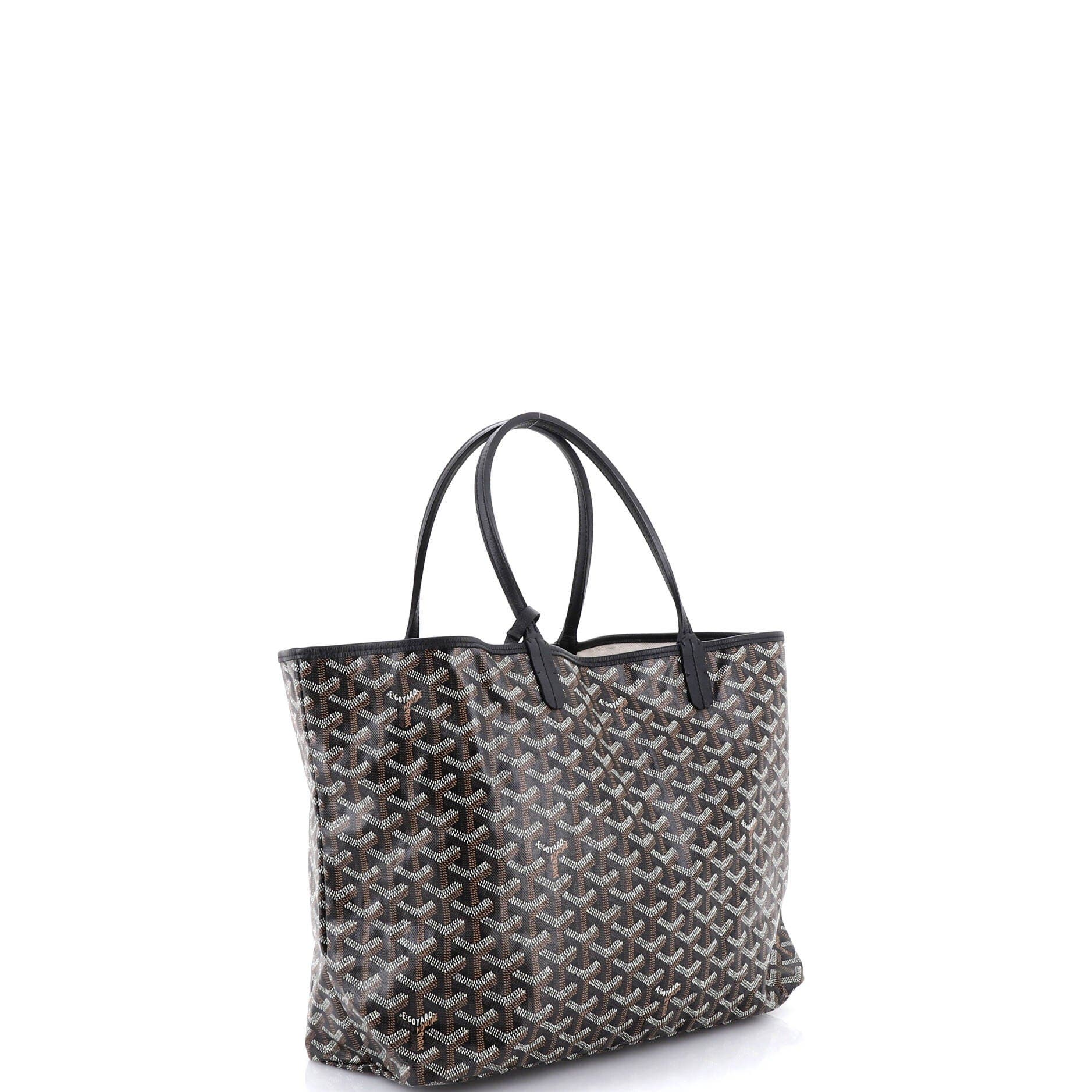 Pre-Owned Goyard Saint Louis Tote Coated Canvas PM, Alternate, color, Black