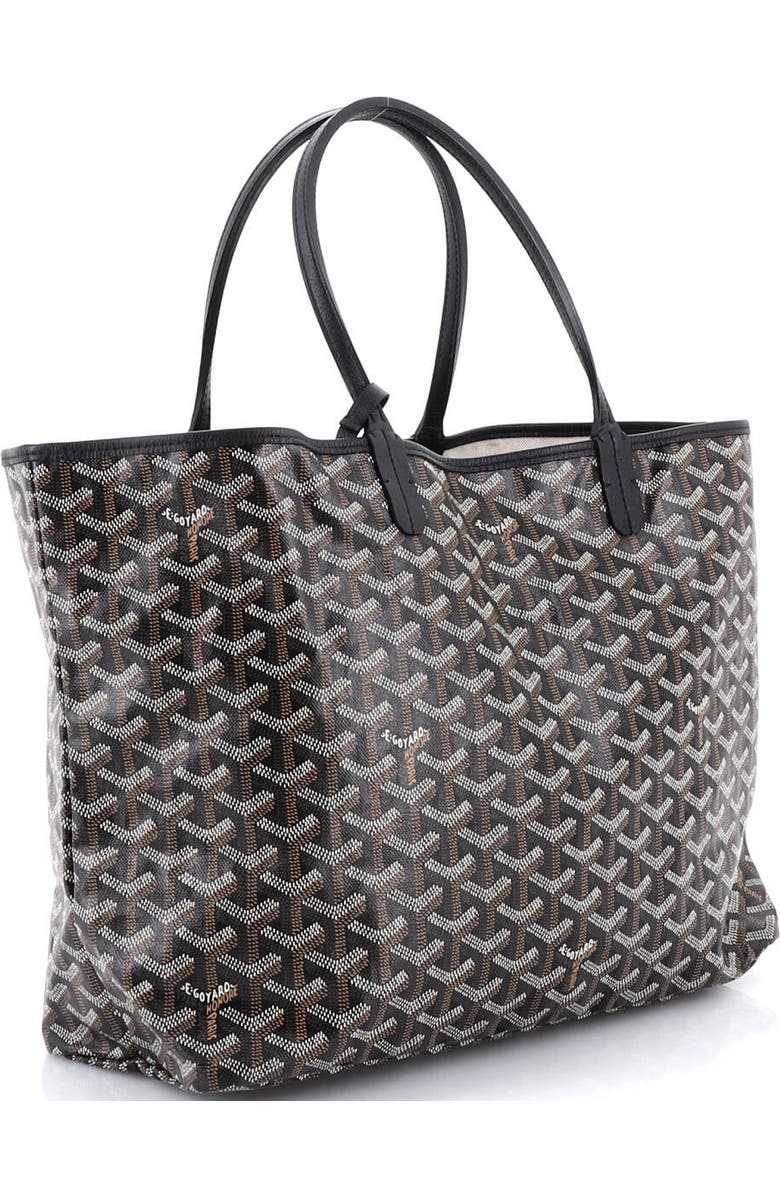 Pre-Owned Goyard Saint Louis Tote Coated Canvas PM, Alternate, color, Black
