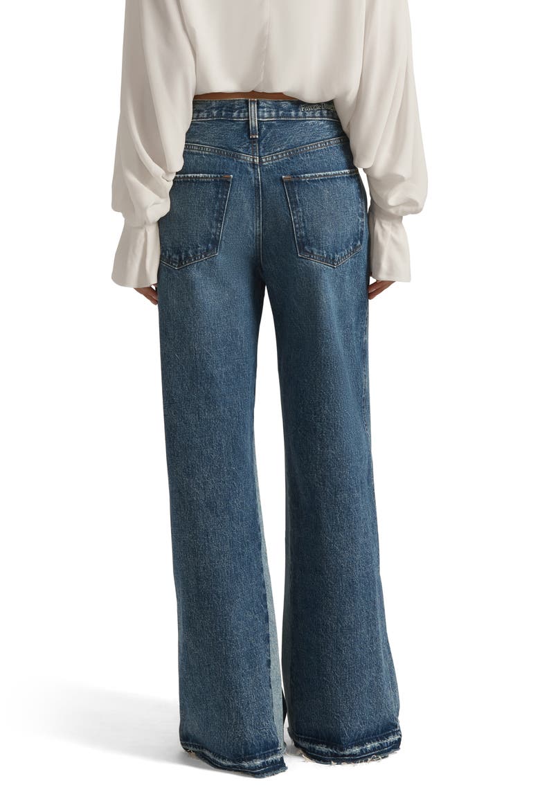 The Ollie Release Hem Low Rise Baggy Jeans, Alternate, color, CHARLESTOWN