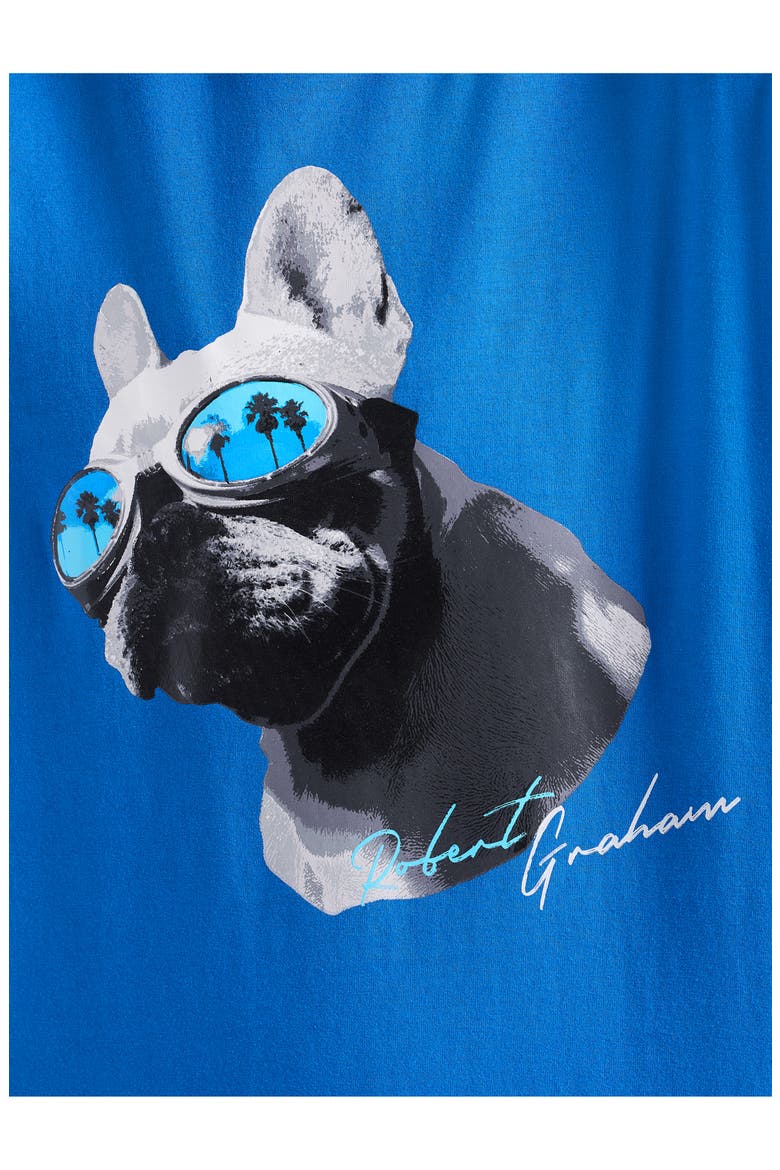 Vaca Frenchie Graphic T-Shirt, Alternate, color, COBALT