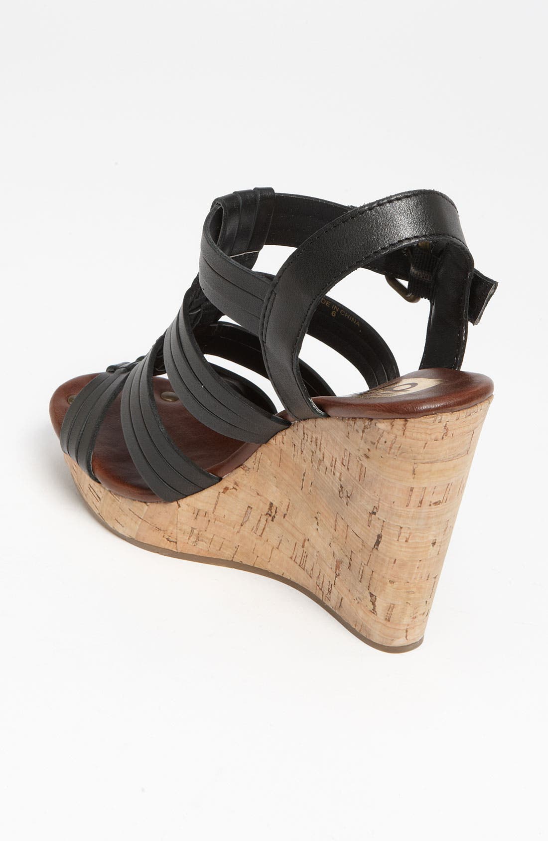 DV by Dolce Vita 'Shellie' Sandal, Alternate, color, BLACK LEATHER