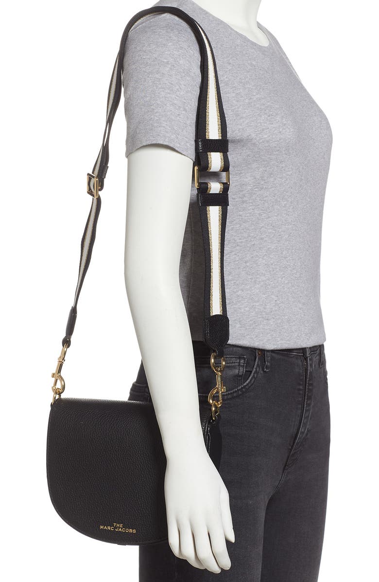 Marc Jacobs The Marc Jacobs Mini Leather Saddle Bag, Alternate, color,