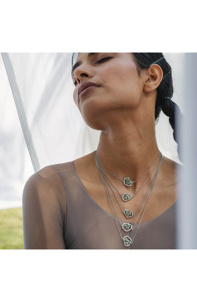 Dhwani Bansal TERRA LAYERED NECKLACE, Alternate, color, Gold Plated