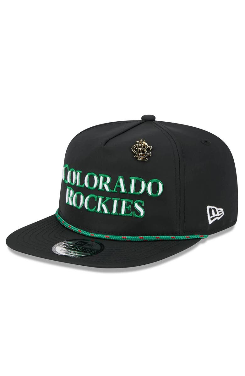 New Era Men's New Era  Black Colorado Rockies 2025 Big League Chew Golfer Snapback Hat, Main, color, Black