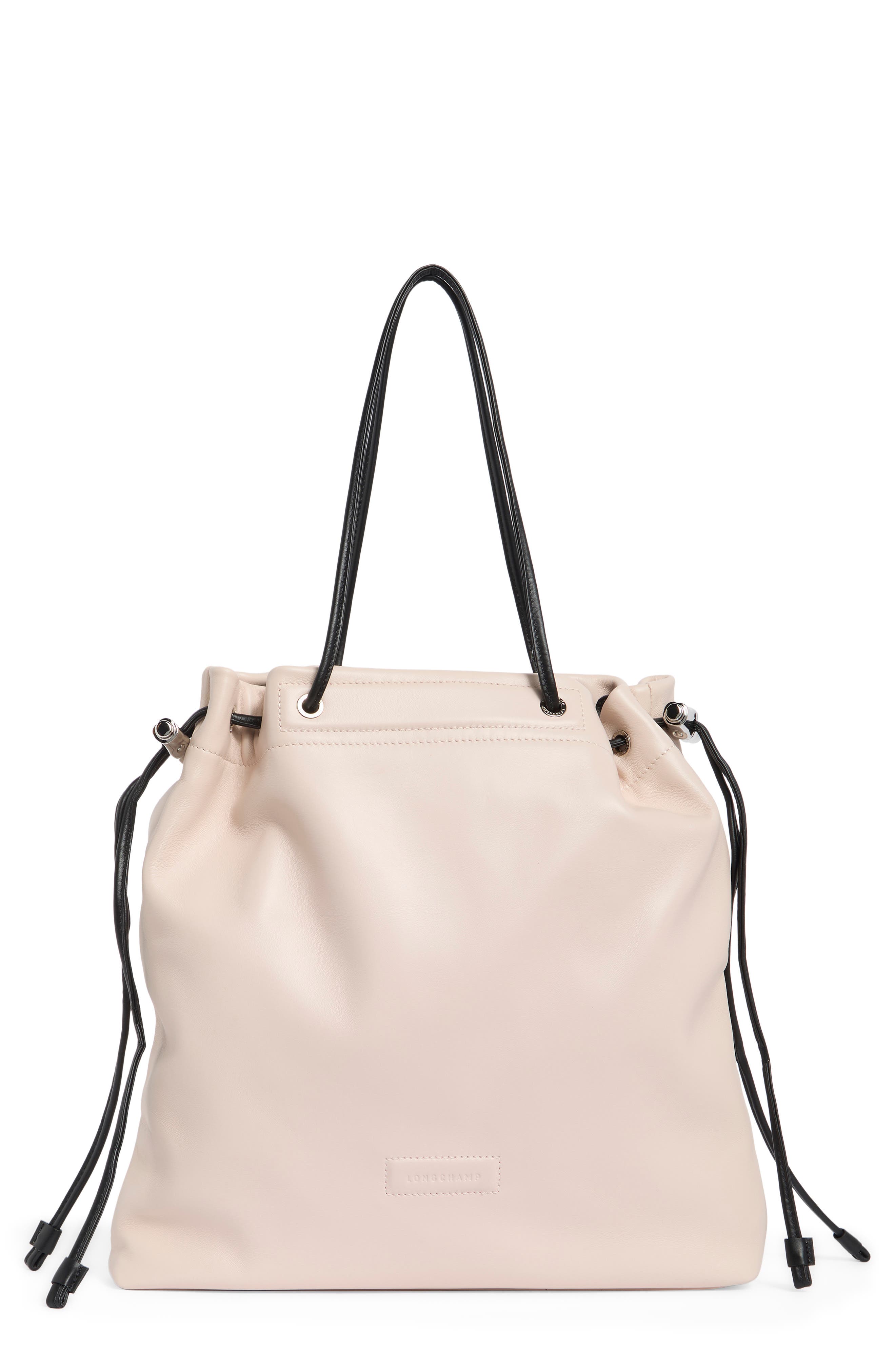 Le Roseau Leather Drawstring Tote