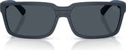 Burberry 61mm Rectangle Sunglasses