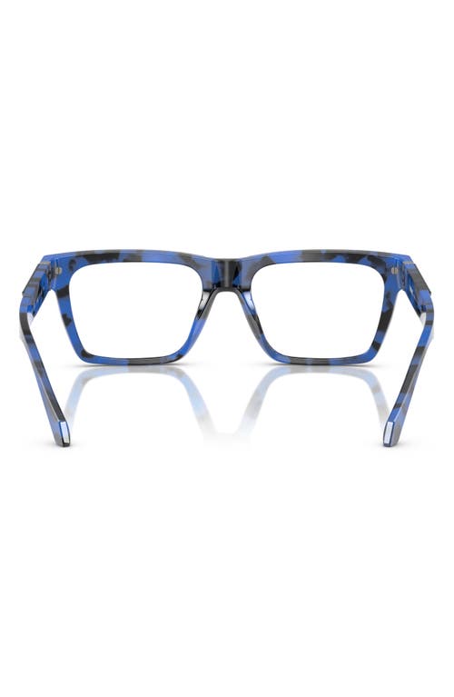 VERSACE VERSACE 53MM RECTANGULAR OPTICAL GLASSES