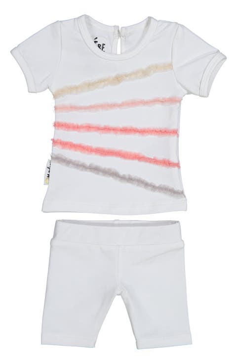 Rainbow Tulle Top & Shorts Set (Baby)