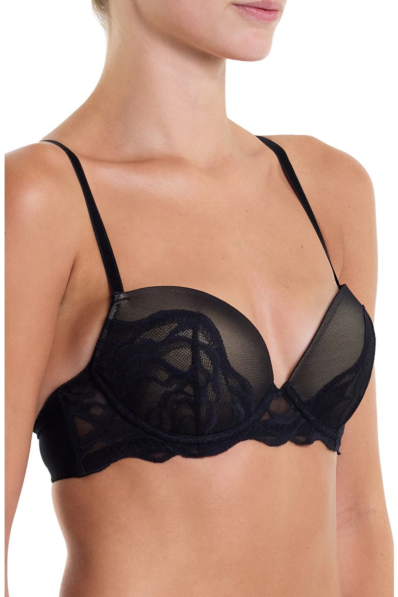 Dark Romance Underwire Bra, Alternate, color, BLACK