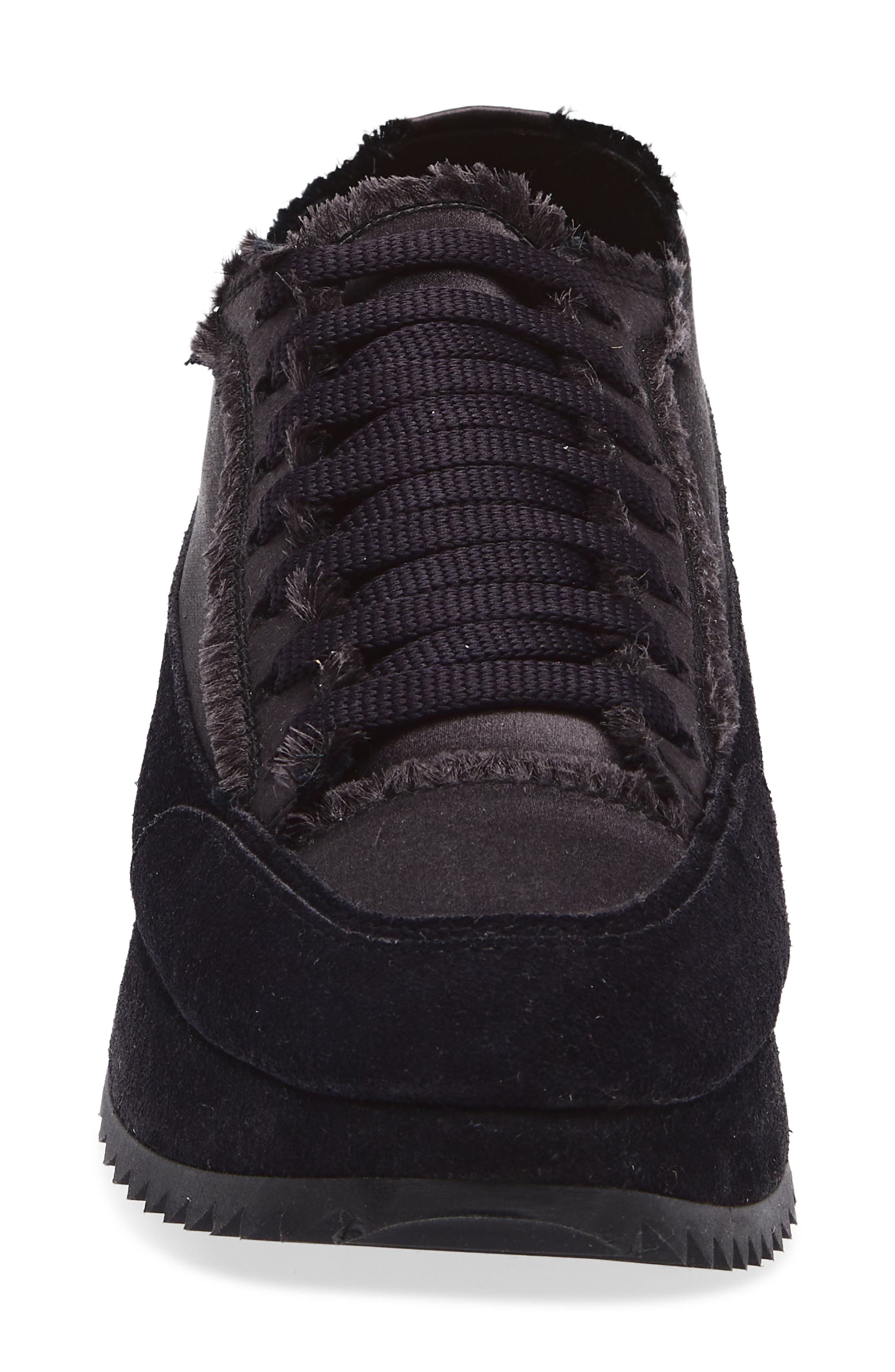 Pedro Garcia Orella Platform Sneaker, Alternate, color, Off Black - Tonal