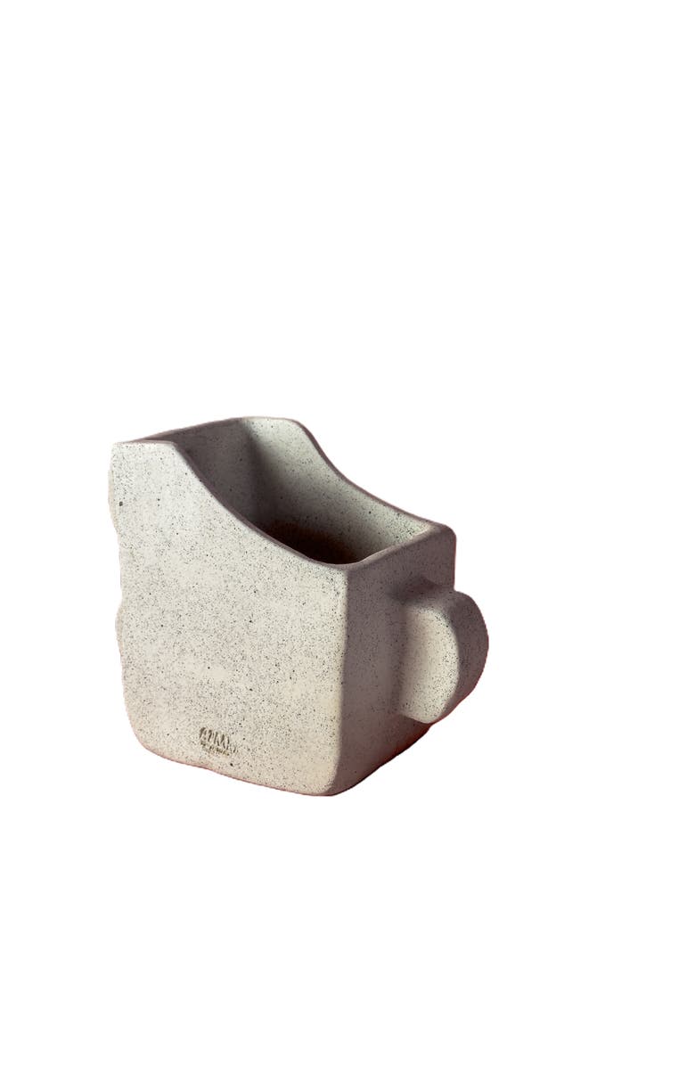 Alma Eyi Planter, Main, color, White