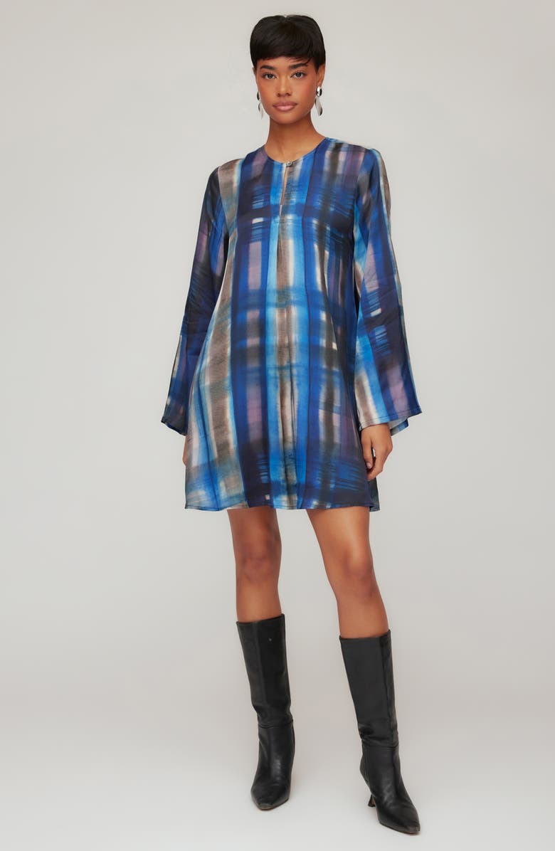 FIFTEEN TWENTY Layne Long Sleeve Shift Minidress, Alternate, color, Print