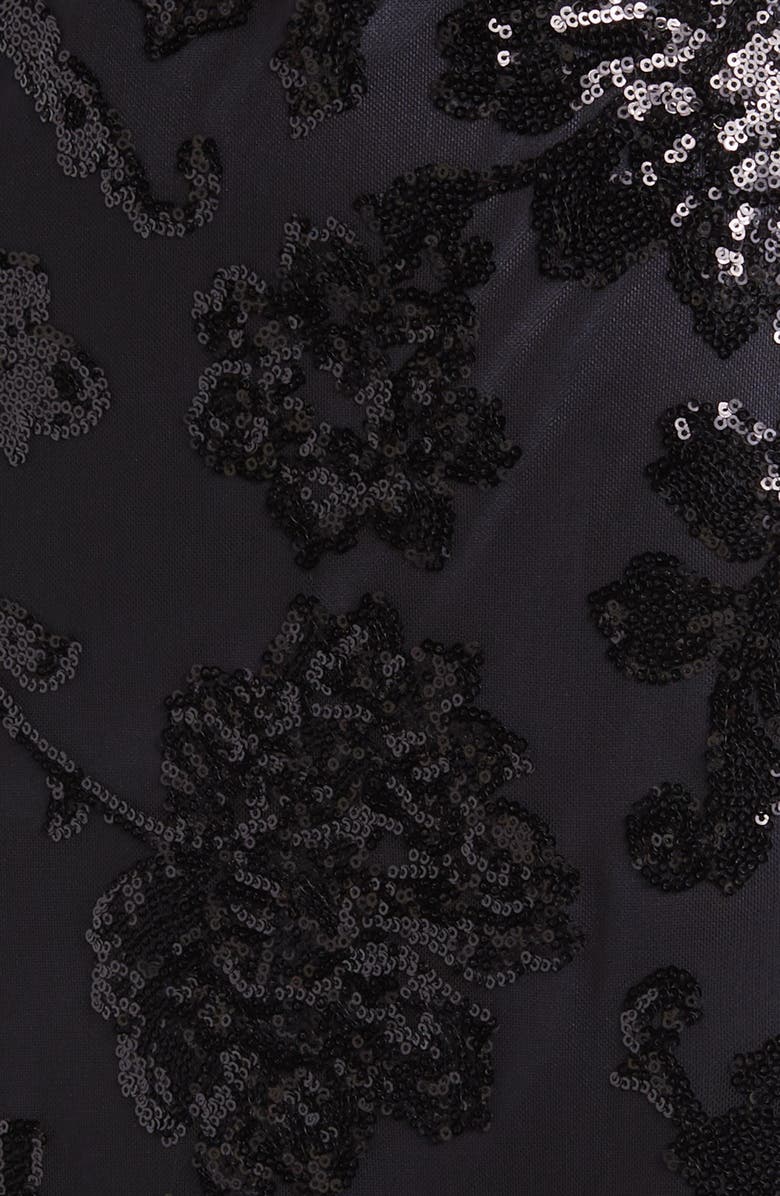 Alex & Eve One Shoulder Sequin Asymmetric Dress, Alternate, color, 