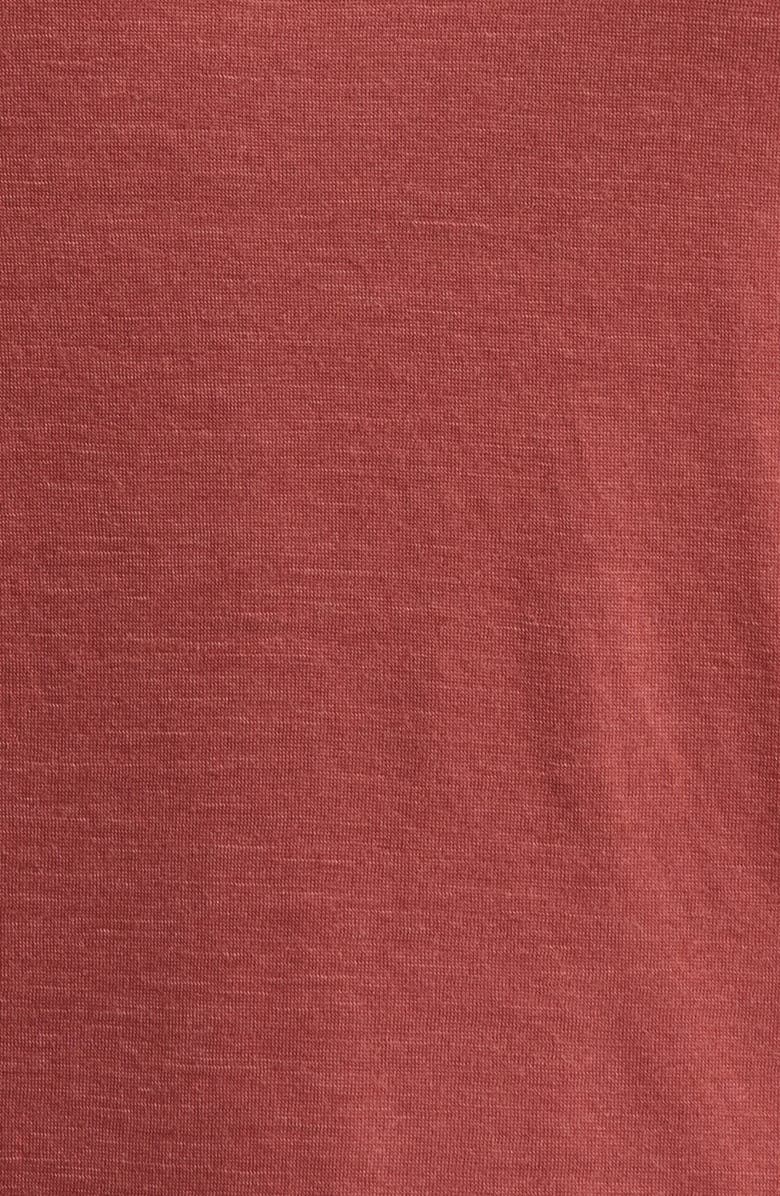 Smartwool Ultralite Short Sleeve Merino Wool Blend T-Shirt, Alternate, color, Burnt Sienna