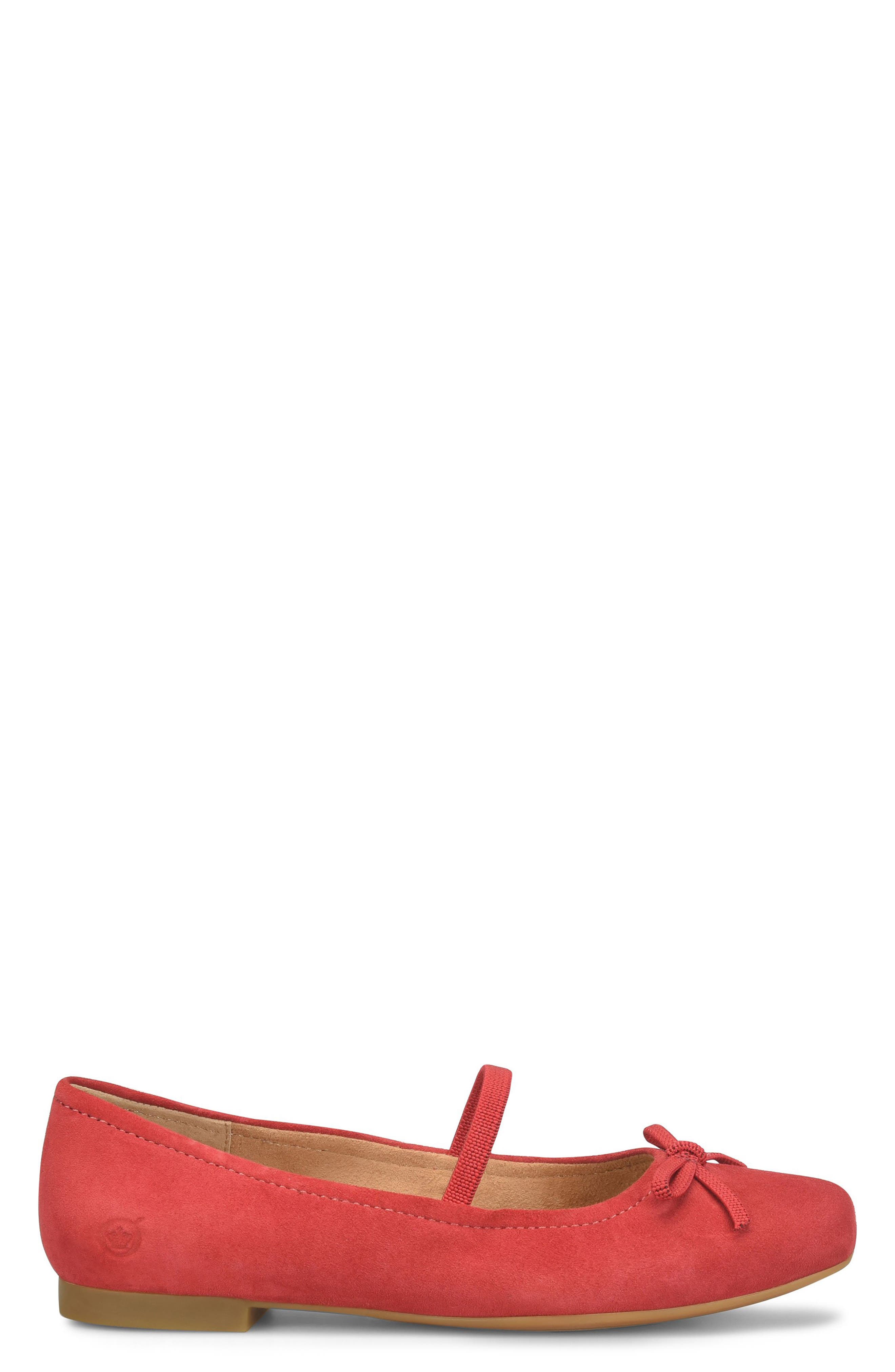 Bley Mary Jane Flat, Alternate, color, RED SUEDE