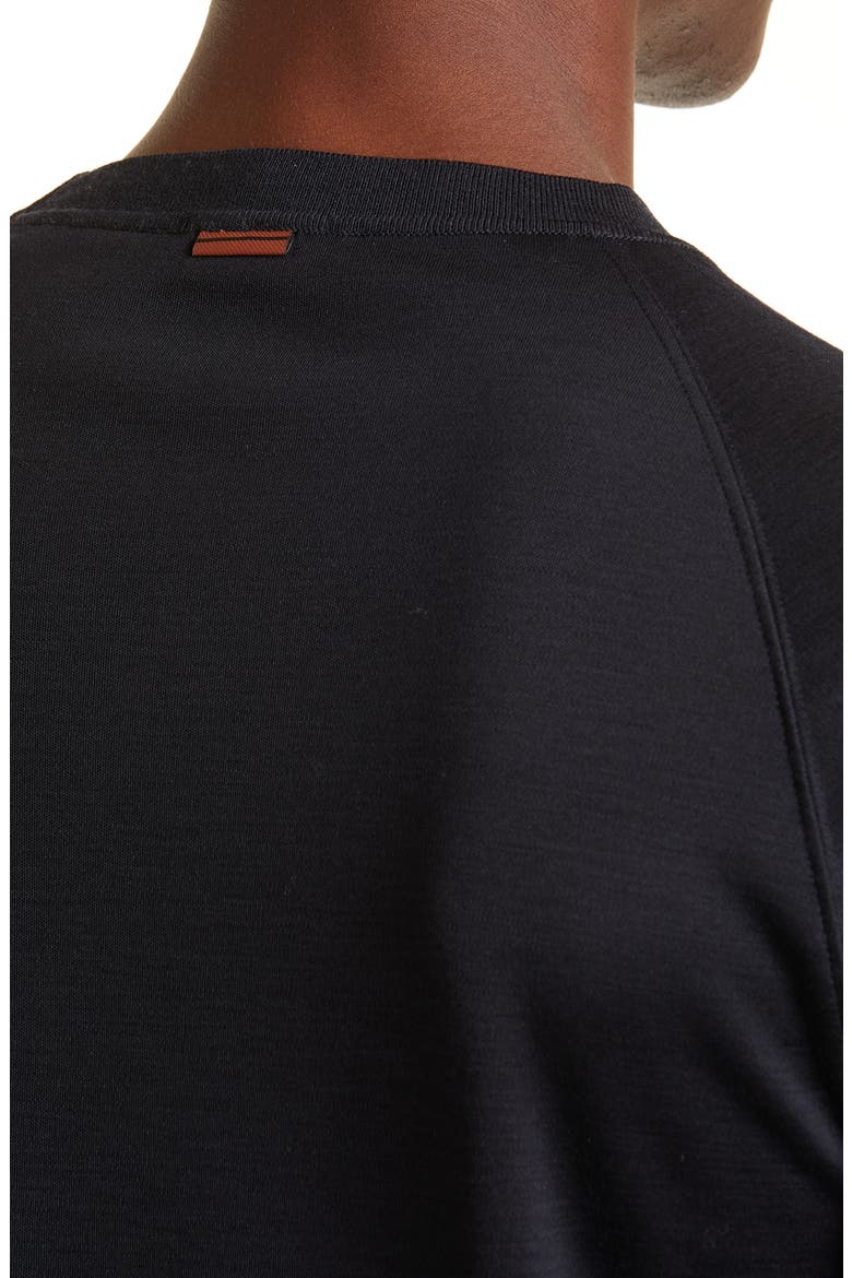 High Performance™ Wool Top, Alternate, color, NAVY