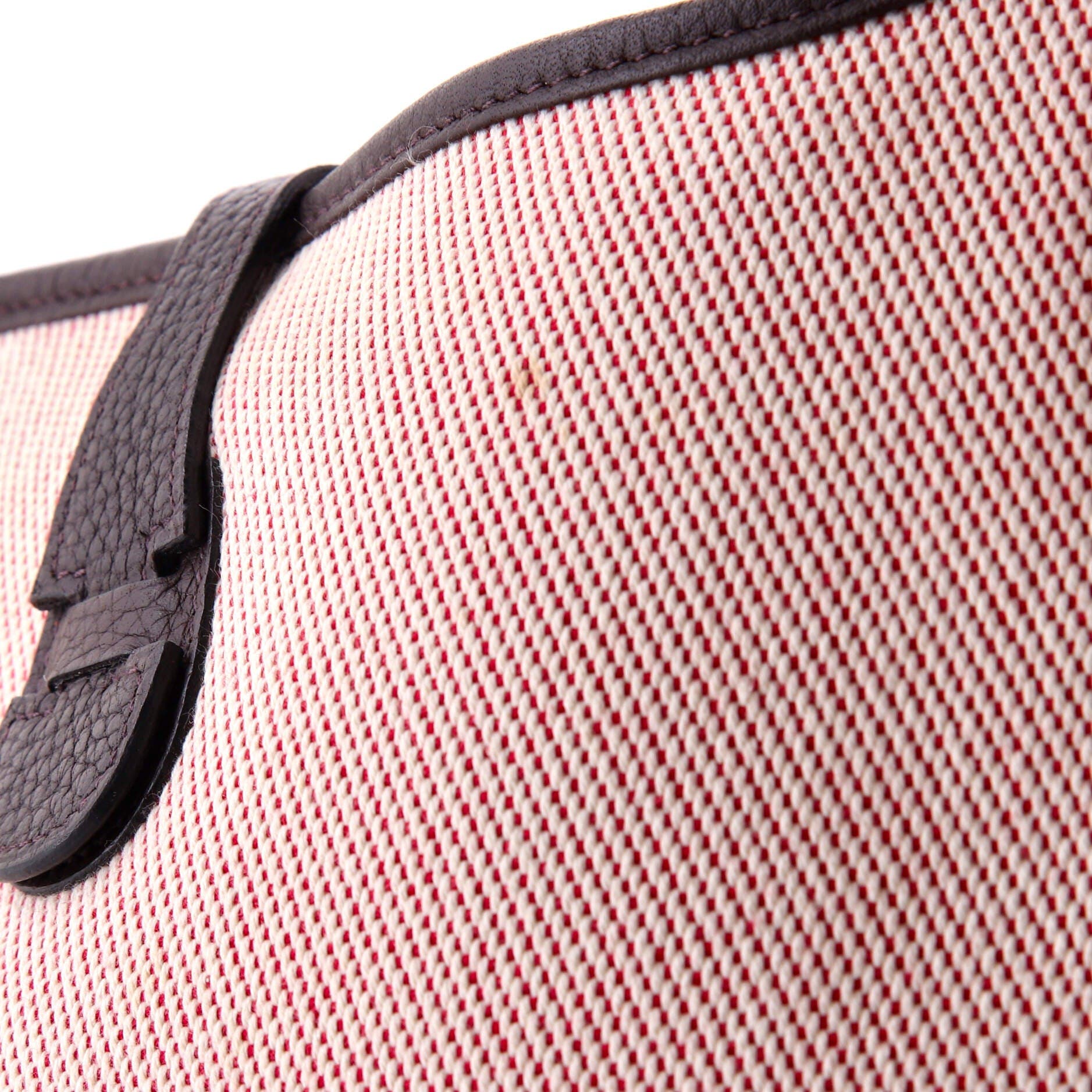 Evelyne Bag Gen III Toile and Leather PM, Alternate, color, Red
