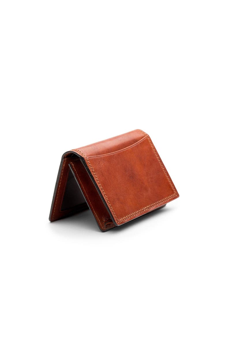 Dolce Full Gusset 2 Pocket Card Case With ID, Alternate, color, Amber