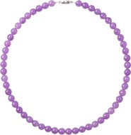 seree Lilac Purple jade beaded necklace
