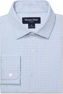 Mizzen+Main Leeward Trim Fit Check Print Button-Up Shirt