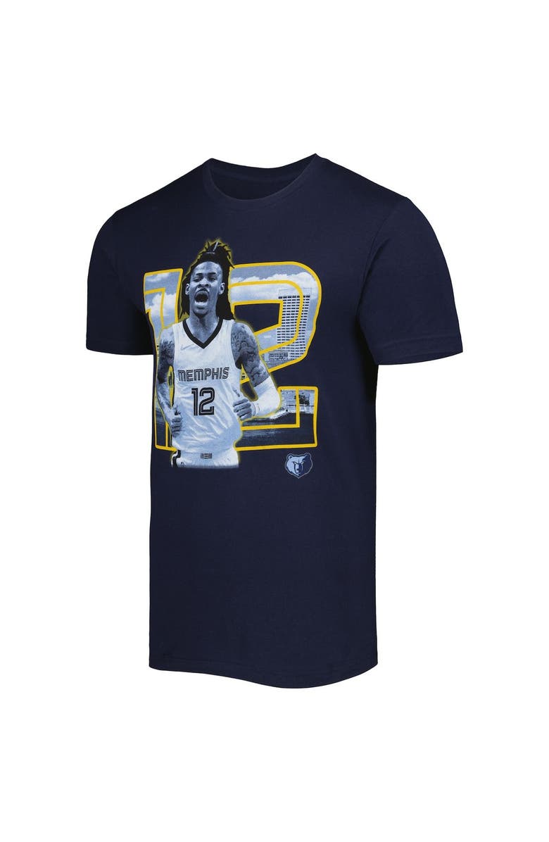 Stadium Essentials Unisex Stadium Essentials Ja Morant Navy Memphis Grizzlies Player Skyline T-Shirt, Alternate, color, Navy