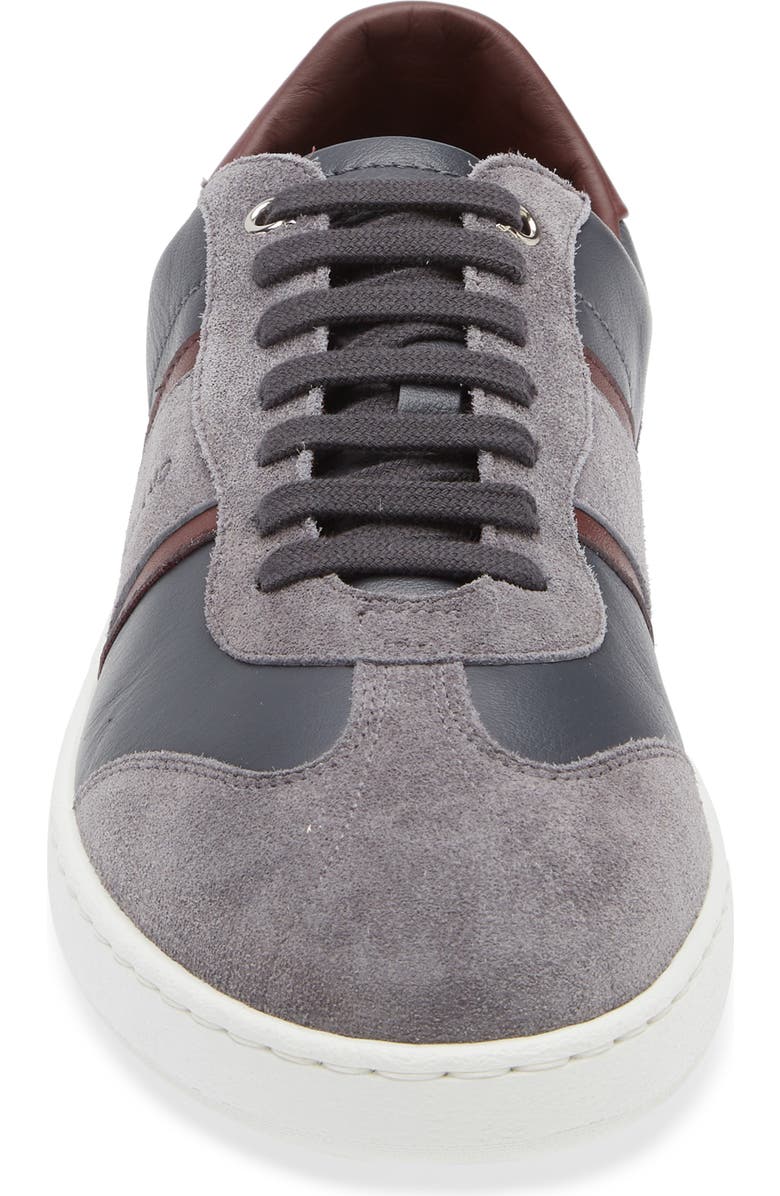 FERRAGAMO Achille 1 Low Top Sneaker, Alternate, color, Stromboli Sand Cordovan