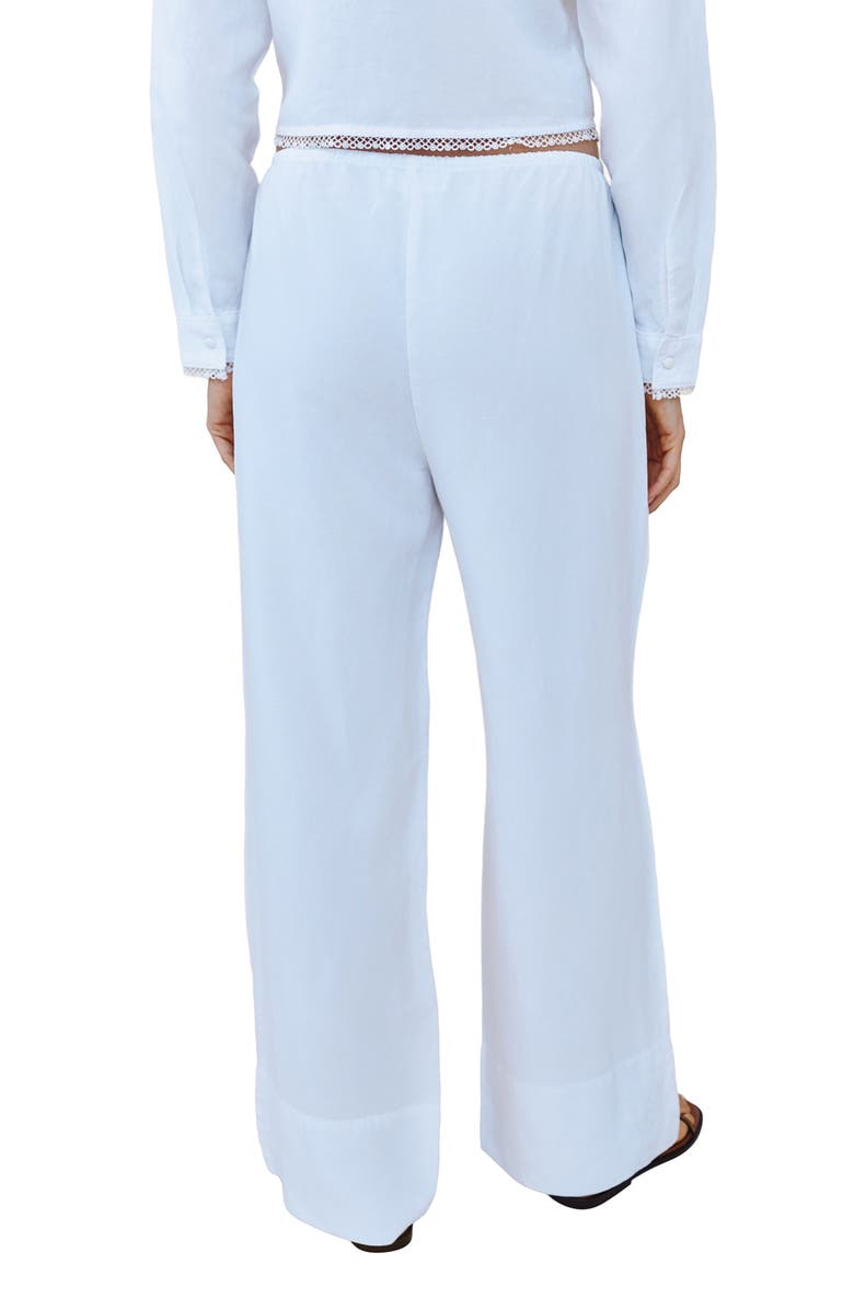 Bella Dahl Wide Leg Pants, Alternate, color, White