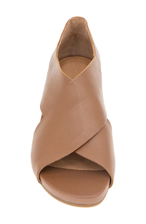Gentle Souls Gainey Hidden Wedge Sandal In Brown