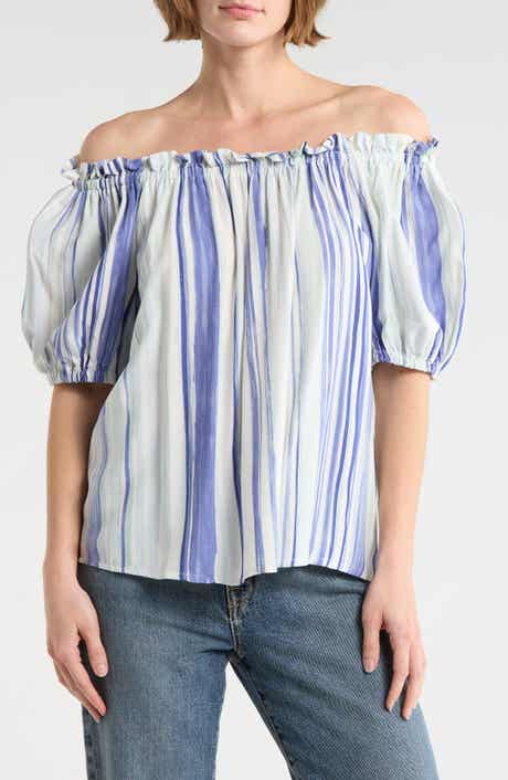 Vince Camuto Off the Shoulder Balloon Sleeve Top