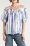 Vince Camuto Off the Shoulder Balloon Sleeve Top