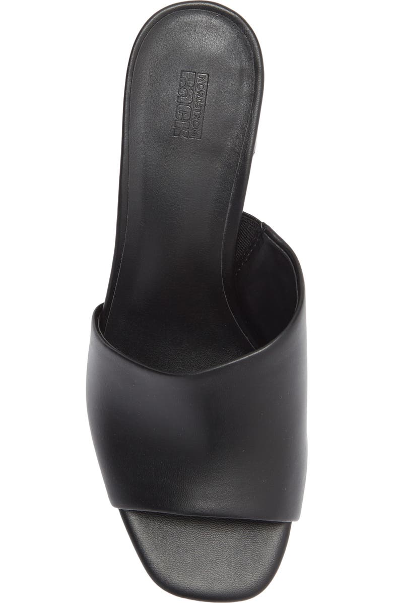 NORDSTROM RACK Luella Block Heel Slide Sandal, Alternate, color, Black