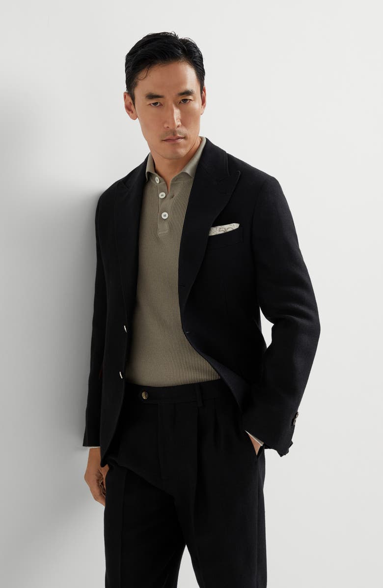 Brunello Cucinelli Blazer with peak lapel, Alternate, color, 