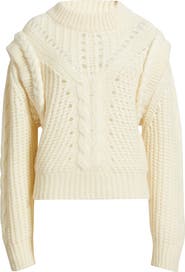 BOSS Orange Fasta Cable Knit Sweater