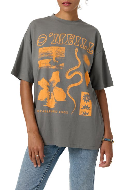 Tropic Meltdown Oversized Graphic T-Shirt