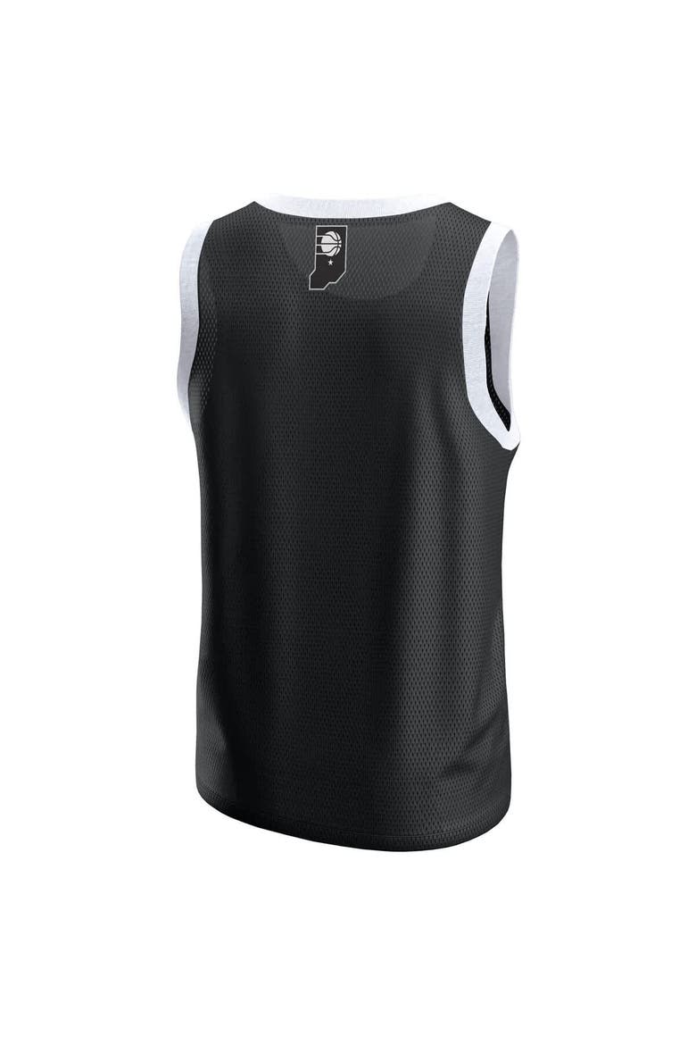 Men's Fanatics  Black Indiana Pacers Mesh Tank Top, Alternate, color, Black
