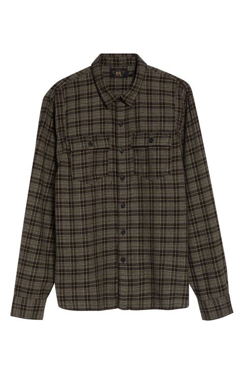 Eaton Plaid Cotton Twill Workshirt