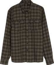 Double RL Eaton Plaid Cotton Twill Workshirt