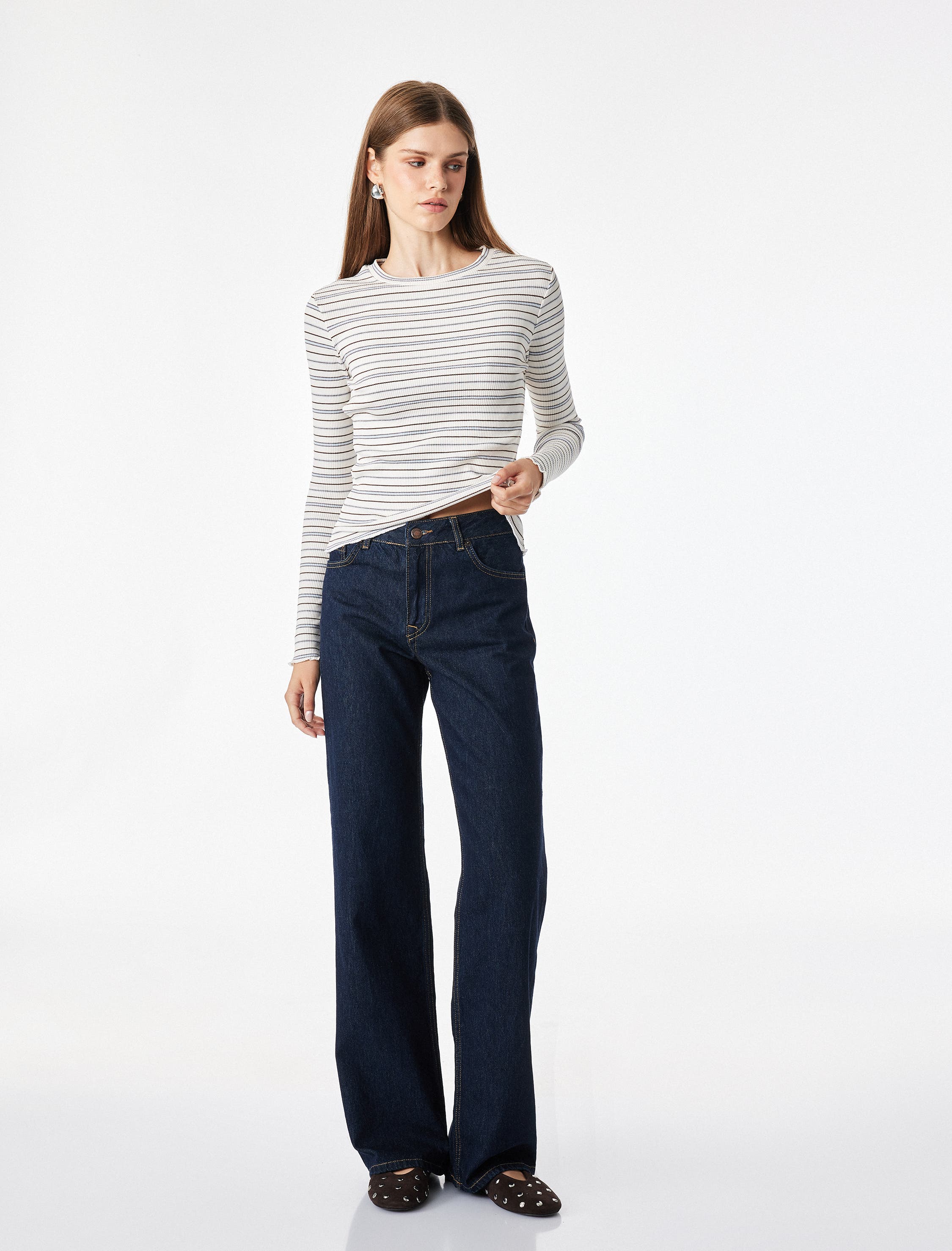 selected ECRU STRIPE