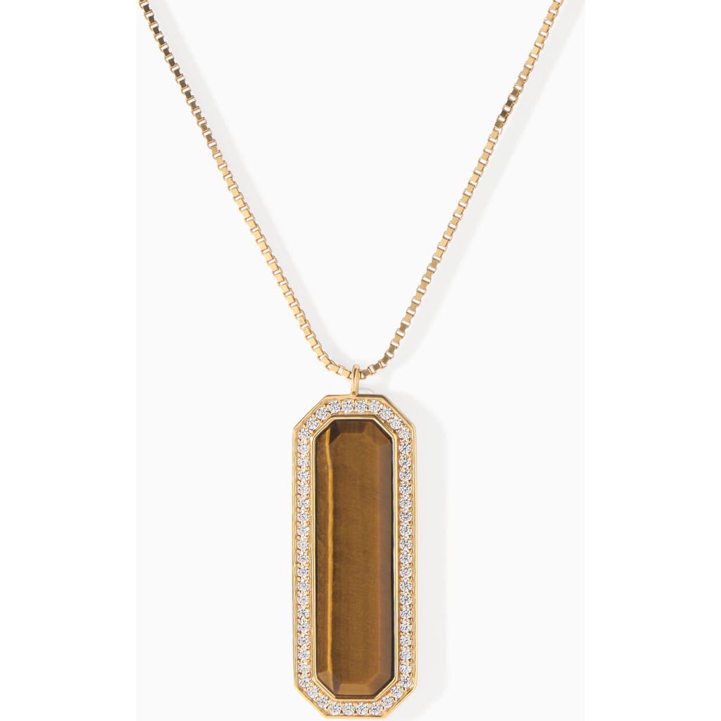 Ora Ana The Vial Necklace In Gold