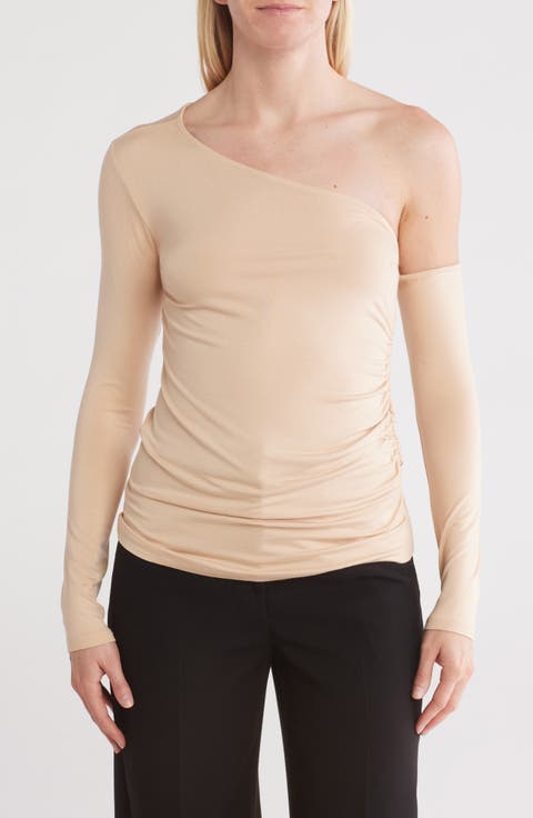 V-Neck Hardware One-Piece Swimsuit