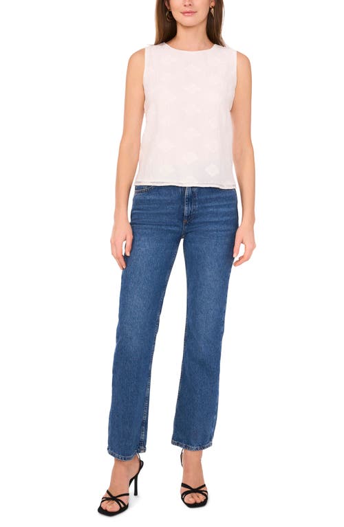 VINCE CAMUTO VINCE CAMUTO TEXTURED GAUZE SLEEVELESS TOP 
