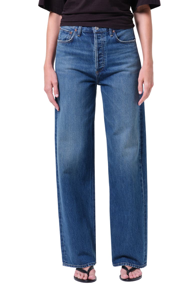 Ren High Waist Wide Leg Jeans, Main, color, CHAPTER DARK INDIGO