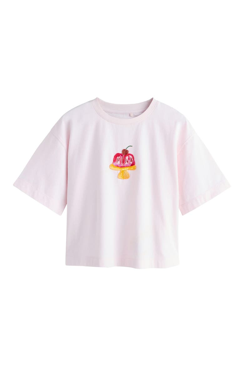 Kids' Beaded Cake T-Shirt, Main, color, PINK