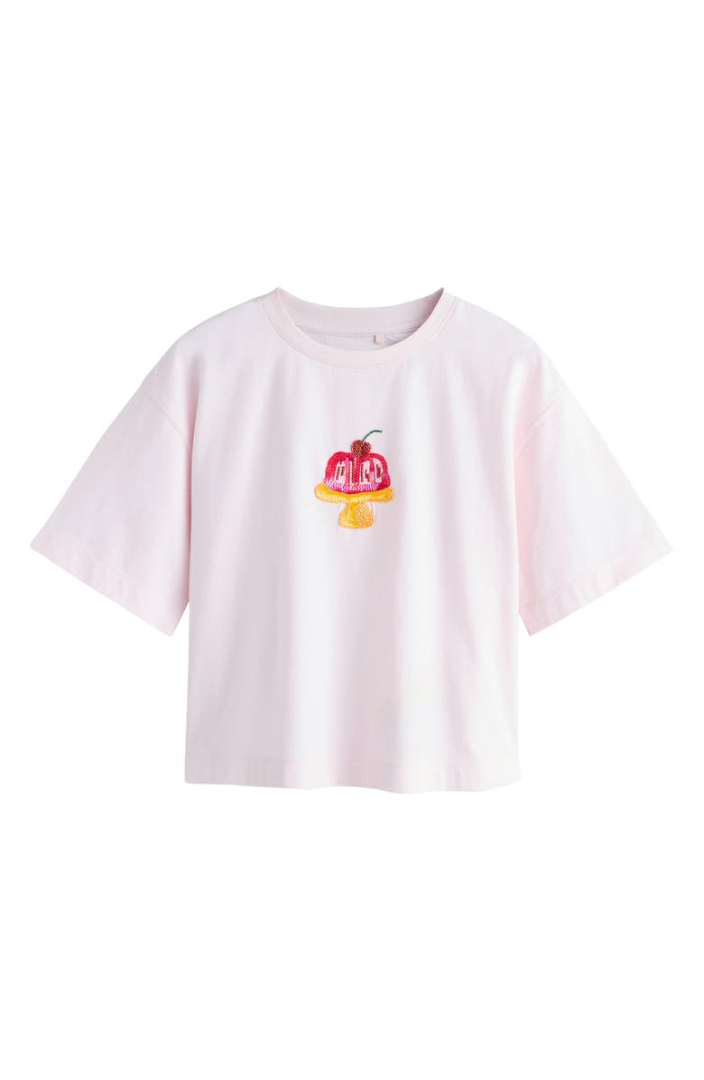 NEXT Kids' Beaded Cake T-Shirt, Main, color, Pink